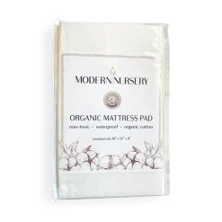 Organic Cotton Jersey Crib Mattress Protector Pad