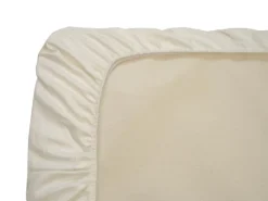 Organic Cotton Sheet Crib Fitted Sheet in Ivory