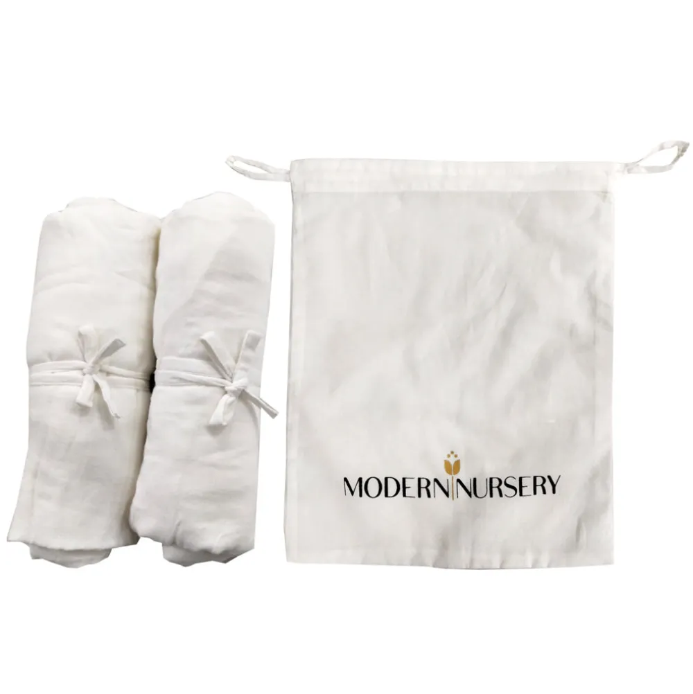 Organic Muslin Crib Sheets (Set of 2)