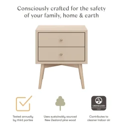 Palma Assembled Nightstand