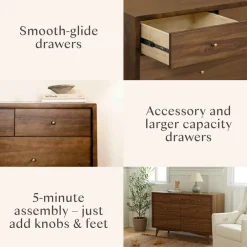 Palma 7-Drawer Assembled Double Dresser