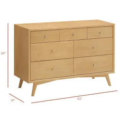 Palma 7-Drawer Assembled Double Dresser