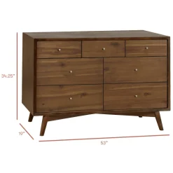 Palma 7-Drawer Assembled Double Dresser