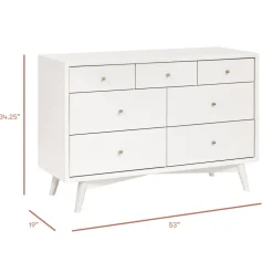 Palma 7-Drawer Assembled Double Dresser