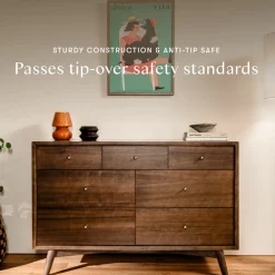 Palma 7-Drawer Assembled Double Dresser