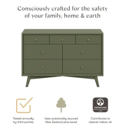 Palma 7-Drawer Assembled Double Dresser