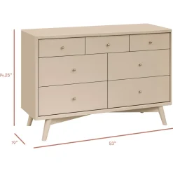 Palma 7-Drawer Assembled Double Dresser