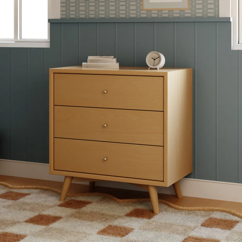 Palma 3-Drawer Compact Assembled Dresser (34")
