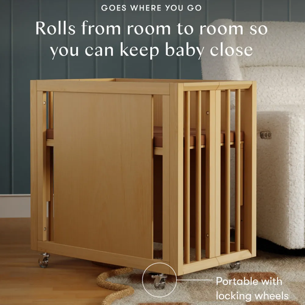 Palma 8-in-1 Convertible All-Stages Crib with Bassinet & Toddler Bed Kits