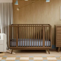 Palma 8-in-1 Convertible All-Stages Crib with Bassinet & Toddler Bed Kits