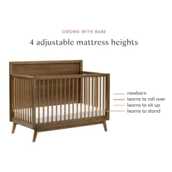 Palma 4-in-1 Convertible Crib + Toddler Bed Conversion Kit