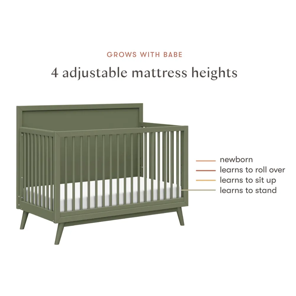 Palma 4-in-1 Convertible Crib + Toddler Bed Conversion Kit