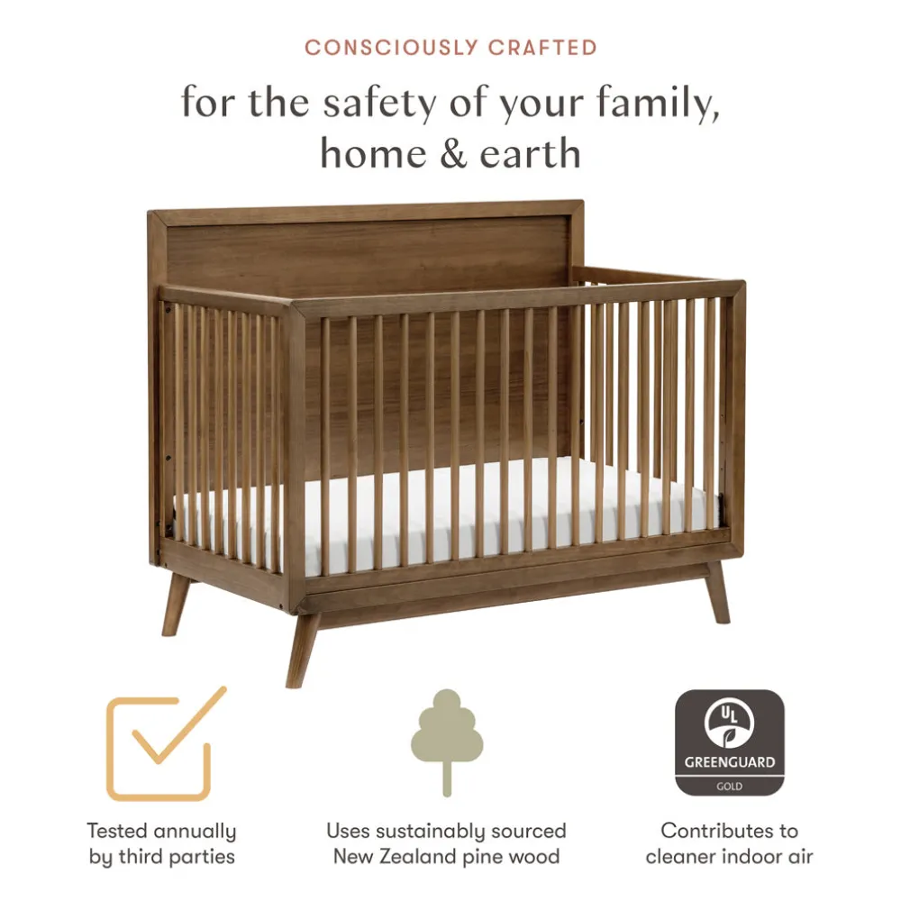 Palma 4-in-1 Convertible Crib + Toddler Bed Conversion Kit
