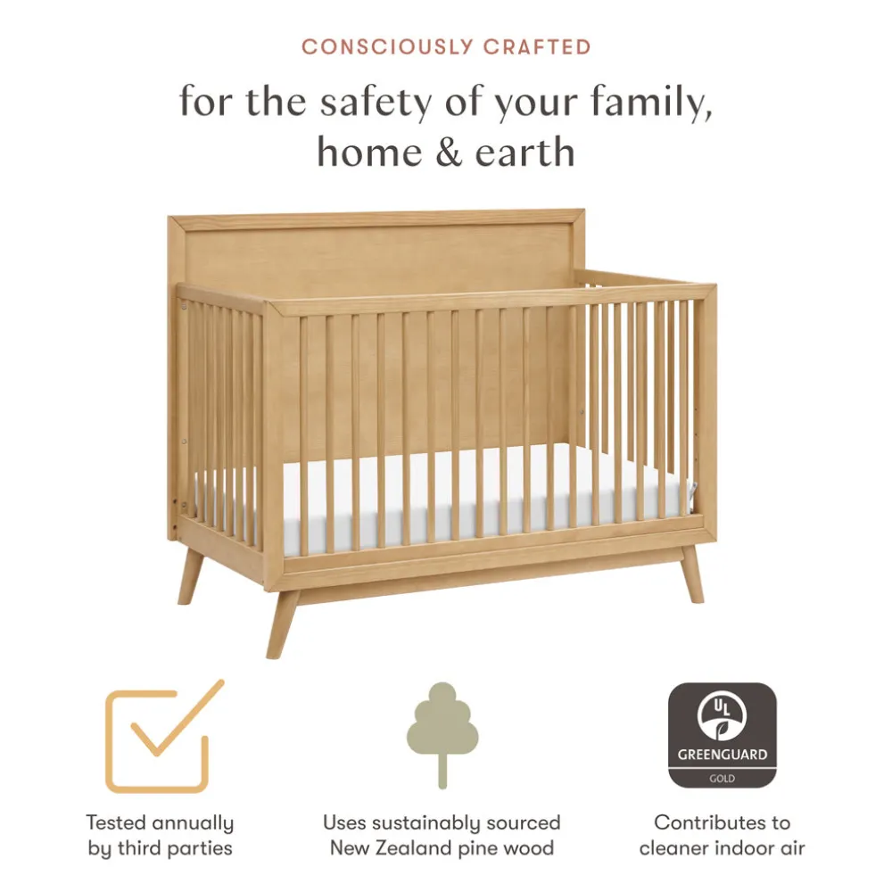 Palma 4-in-1 Convertible Crib + Toddler Bed Conversion Kit