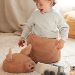 Peggy the Pig Basket