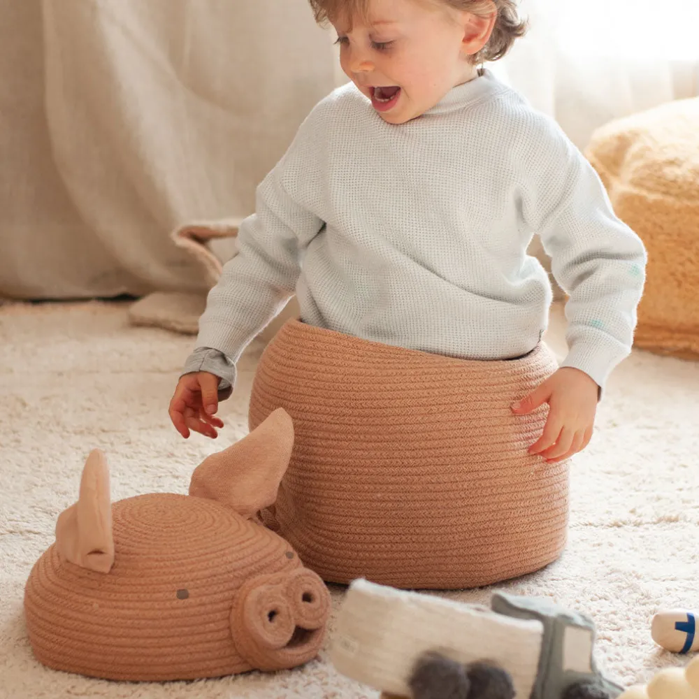 Peggy the Pig Basket