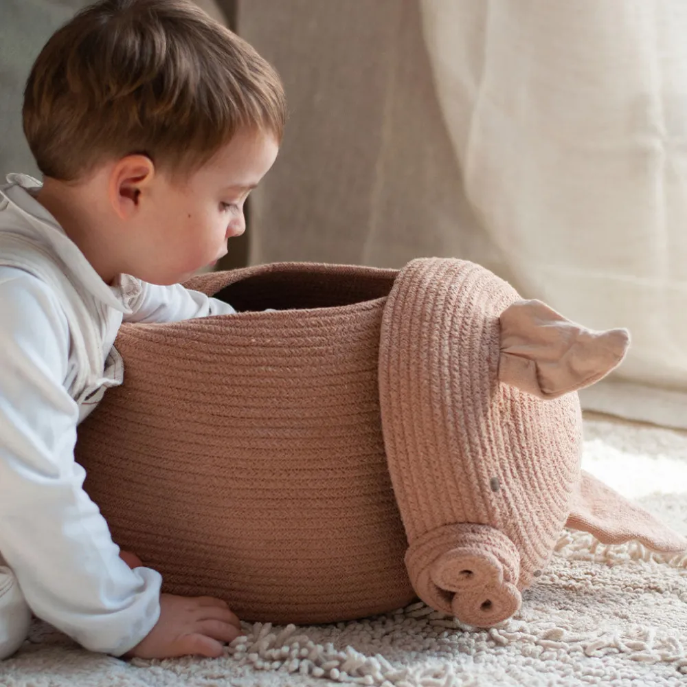 Peggy the Pig Basket