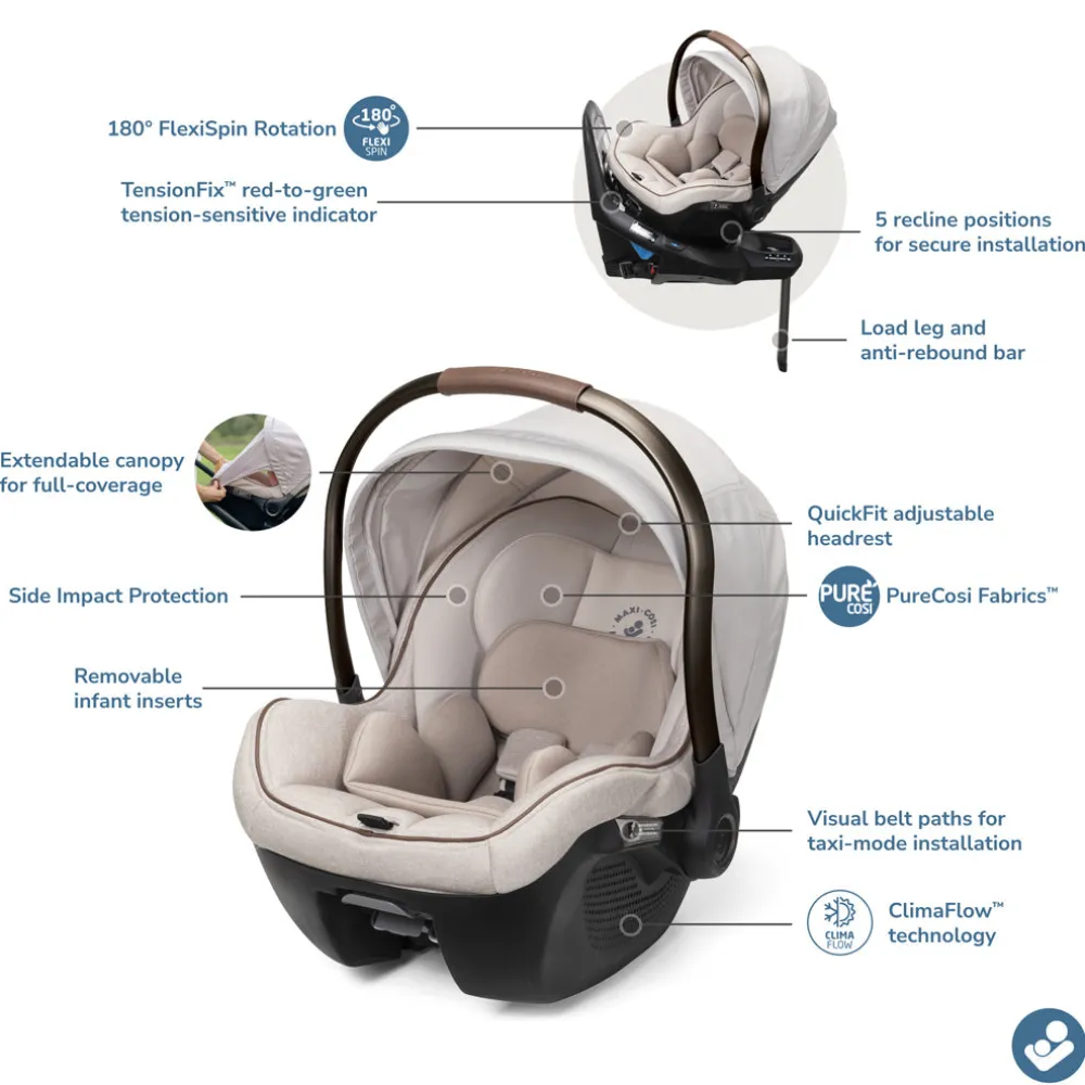 Peri 180 Rotating Infant Car Seat
