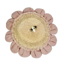 Pink Daisy Floor Cushion