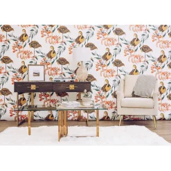 Pink Lady Flamingo Wallpaper