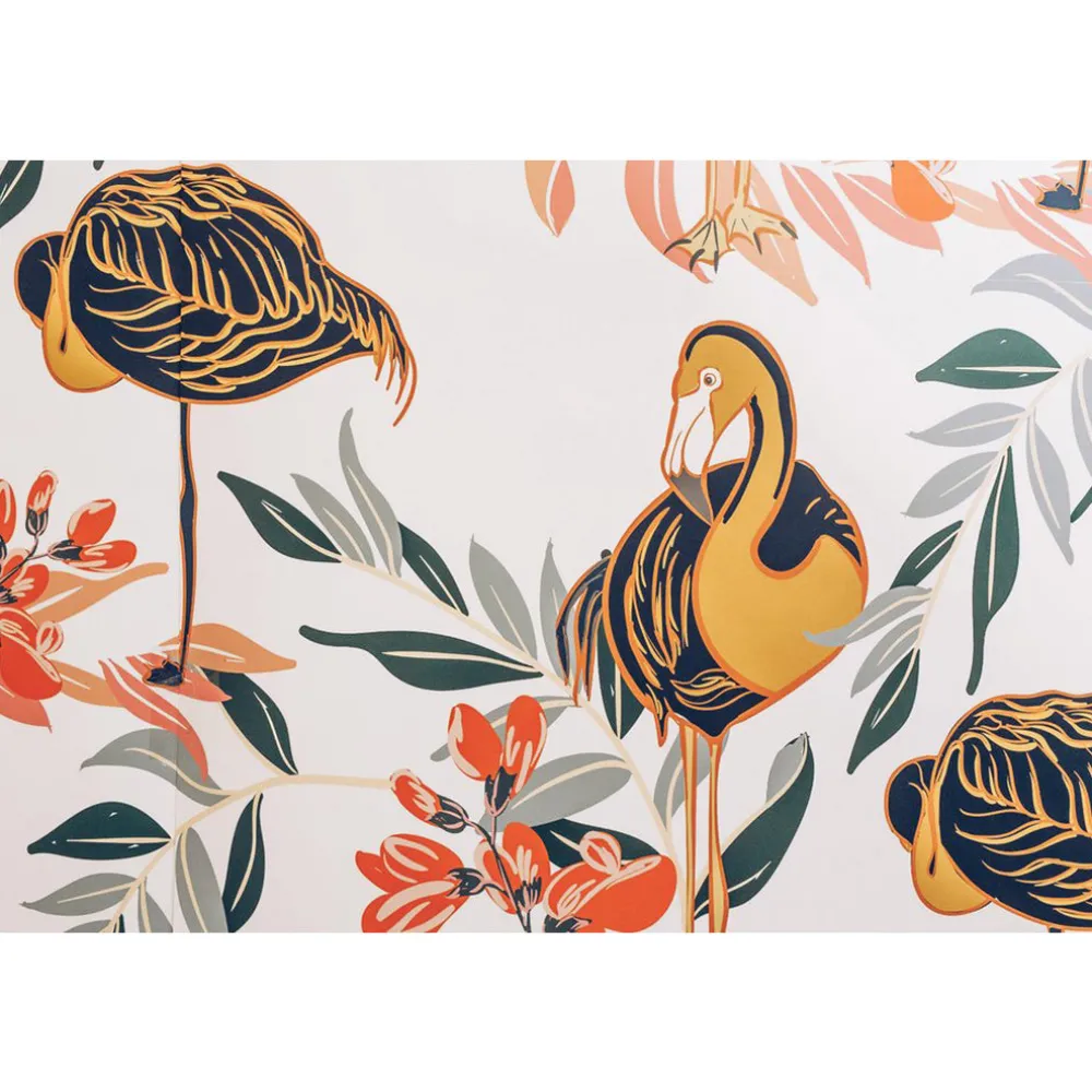 Pink Lady Flamingo Wallpaper
