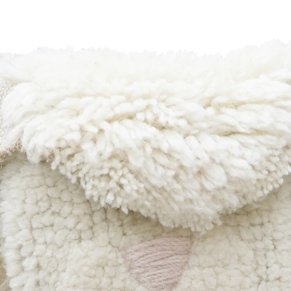Pink Nose Sheep Woolable Basket
