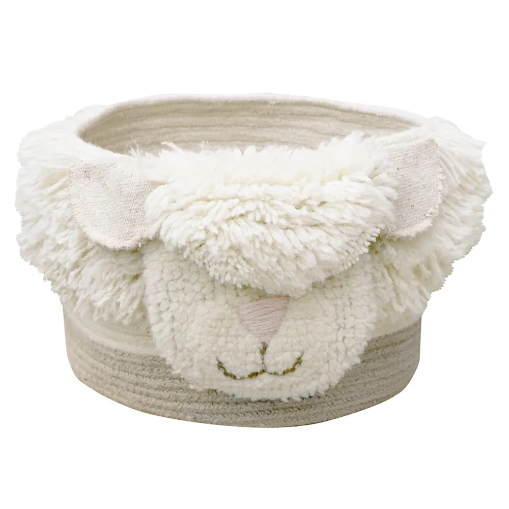 Pink Nose Sheep Woolable Basket