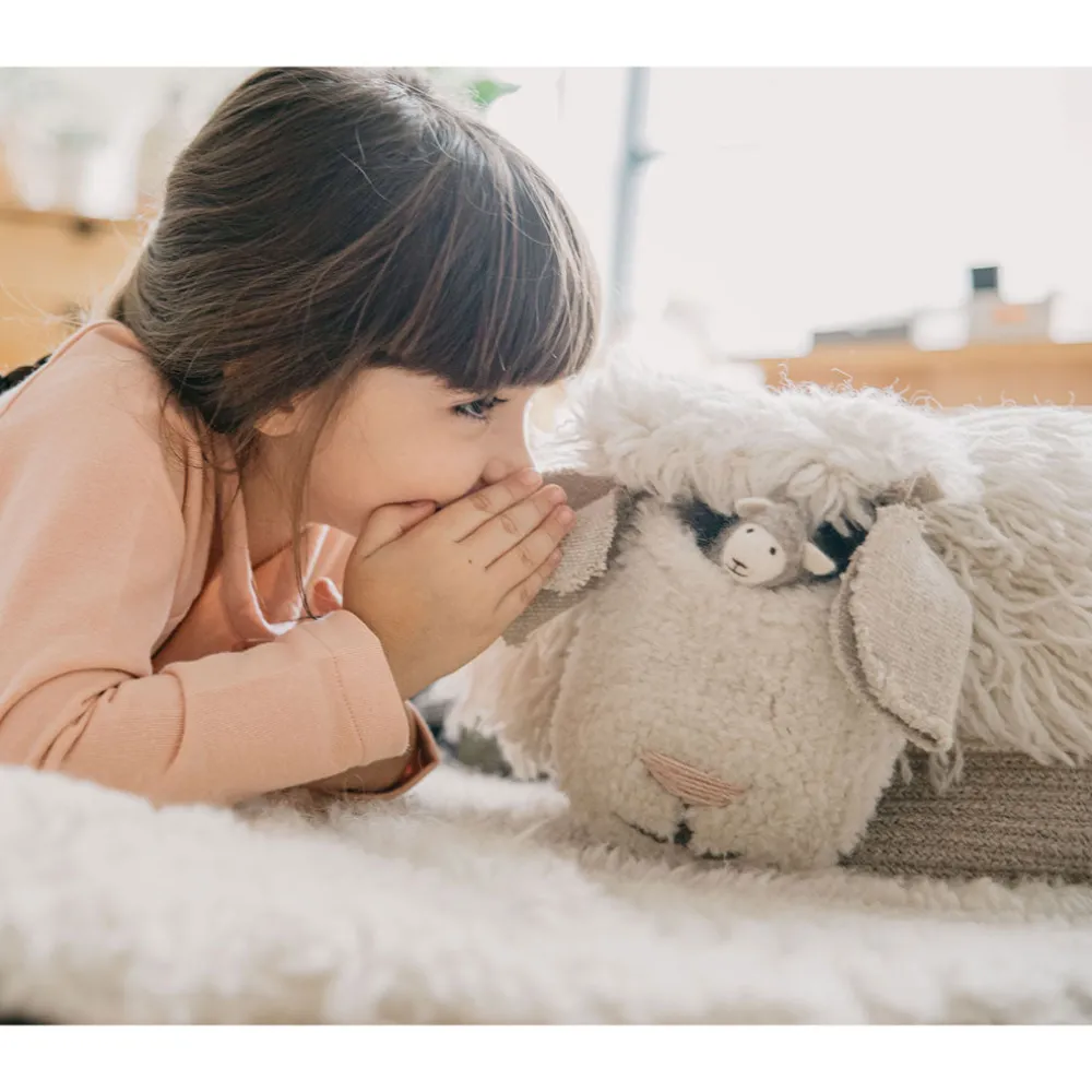 Pink Nose Sheep Woolable Basket