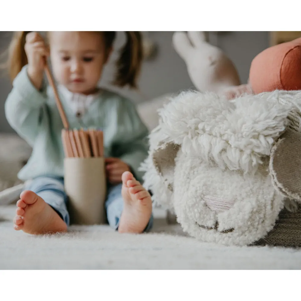Pink Nose Sheep Woolable Basket