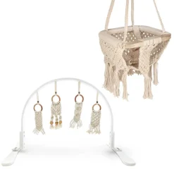 Play Gym + Macrame Swing Bundle
