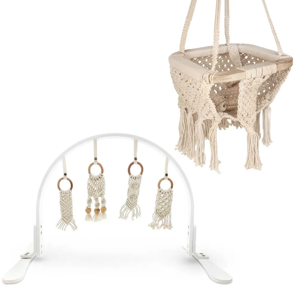 Play Gym + Macrame Swing Bundle
