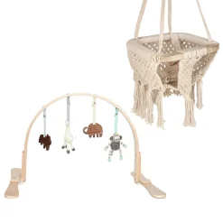 Play Gym + Macrame Swing Bundle