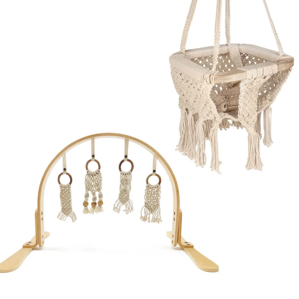 Play Gym + Macrame Swing Bundle