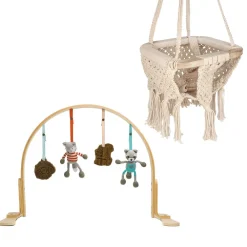 Play Gym + Macrame Swing Bundle
