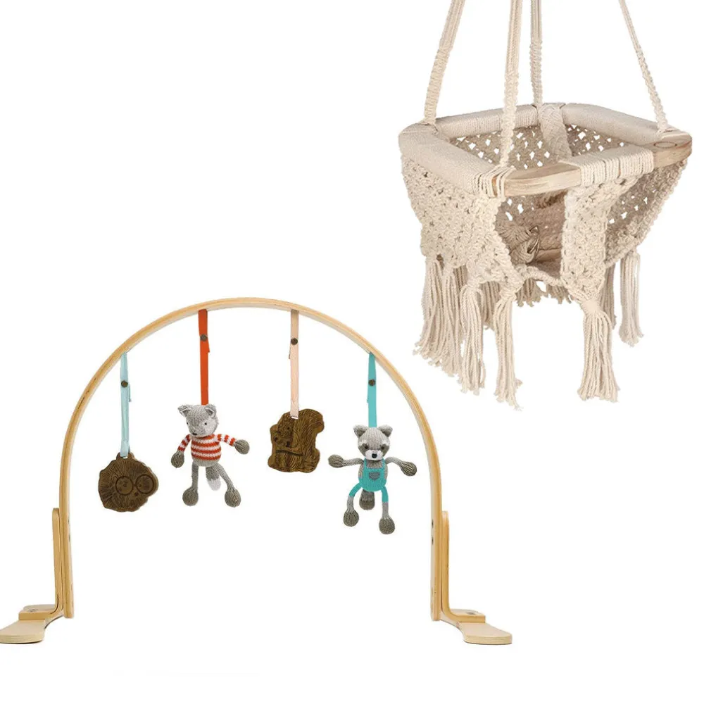 Play Gym + Macrame Swing Bundle