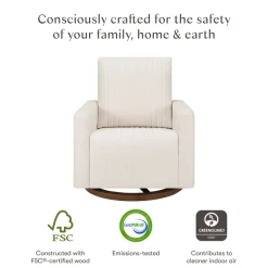 Poe Channeled Swivel Glider