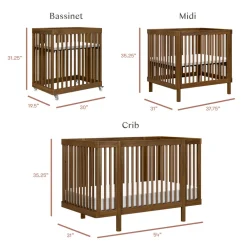 Pogo 8-in-1 Convertible Crib with All-Stages Conversion Kits
