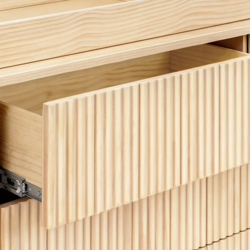 Pogo Tambour Extra Wide Assembled Dresser (58")