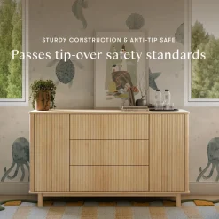 Pogo Tambour Extra Wide Assembled Dresser (58