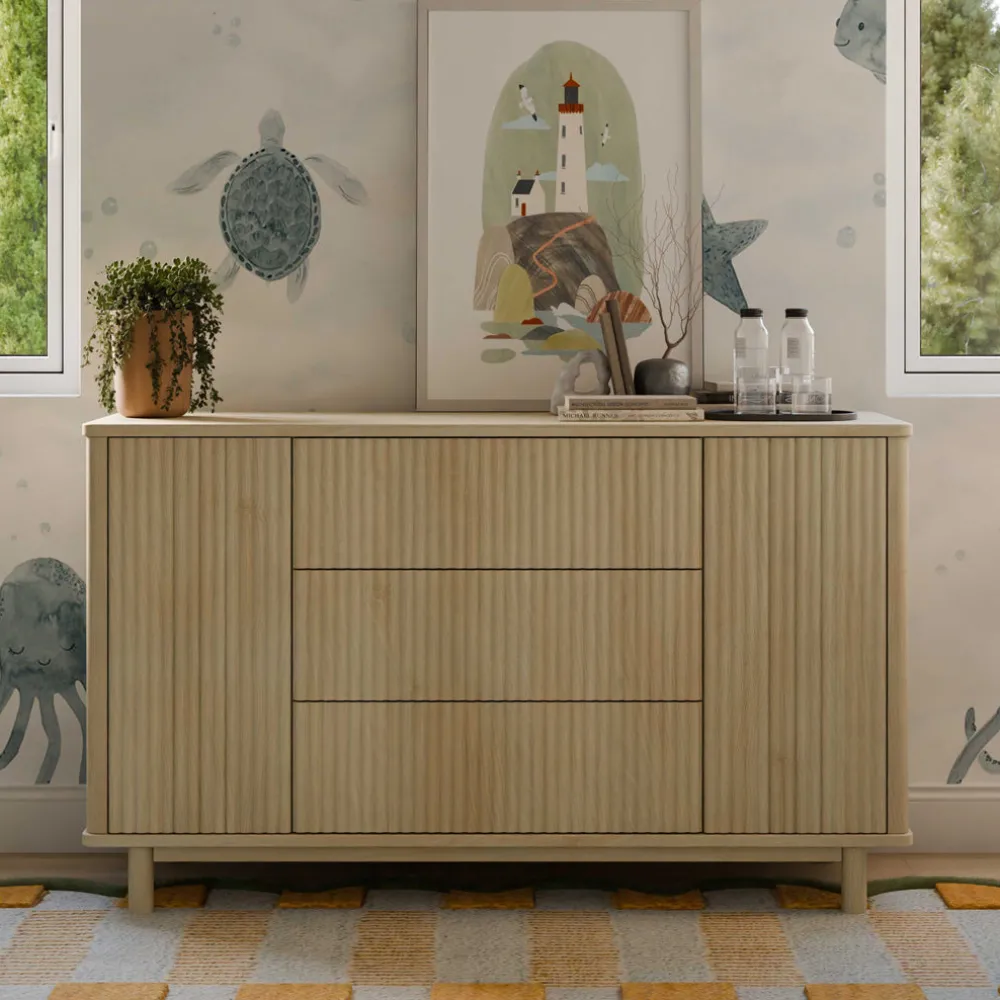 Pogo Tambour Extra Wide Assembled Dresser (58")