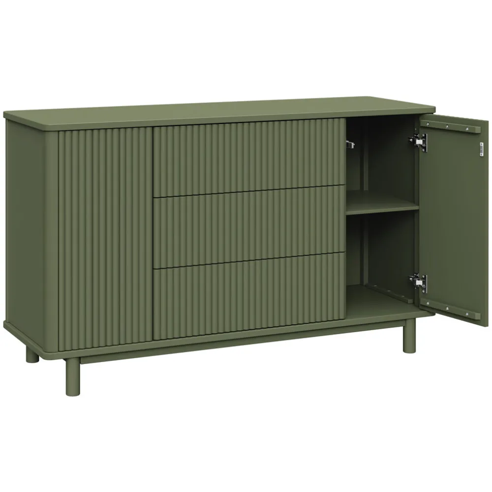 Pogo Tambour Extra Wide Assembled Dresser (58")