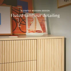 Pogo Tambour Extra Wide Assembled Dresser (58