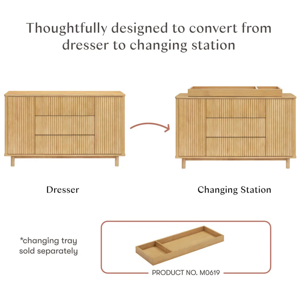 Pogo Tambour Extra Wide Assembled Dresser (58")
