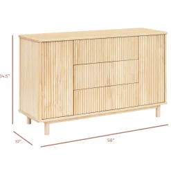 Pogo Tambour Extra Wide Assembled Dresser (58