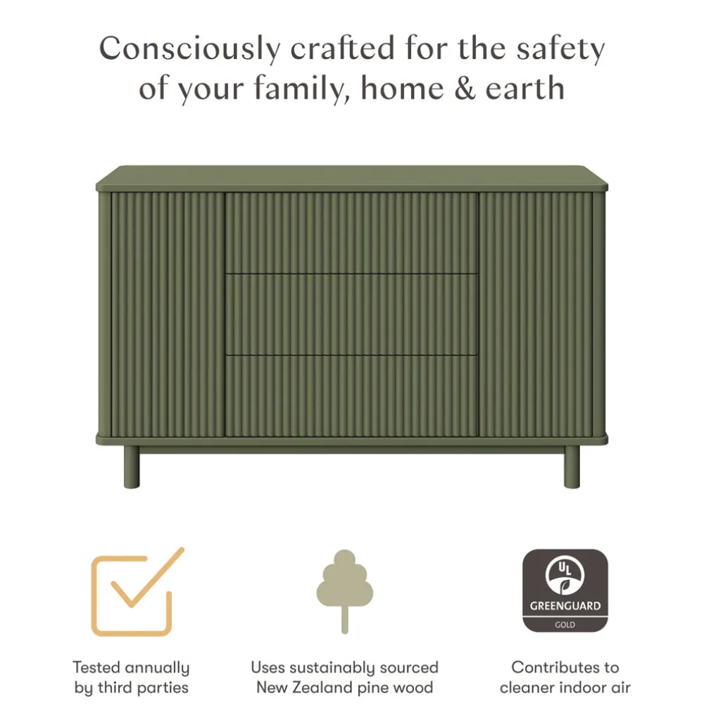Pogo Tambour Extra Wide Assembled Dresser (58")