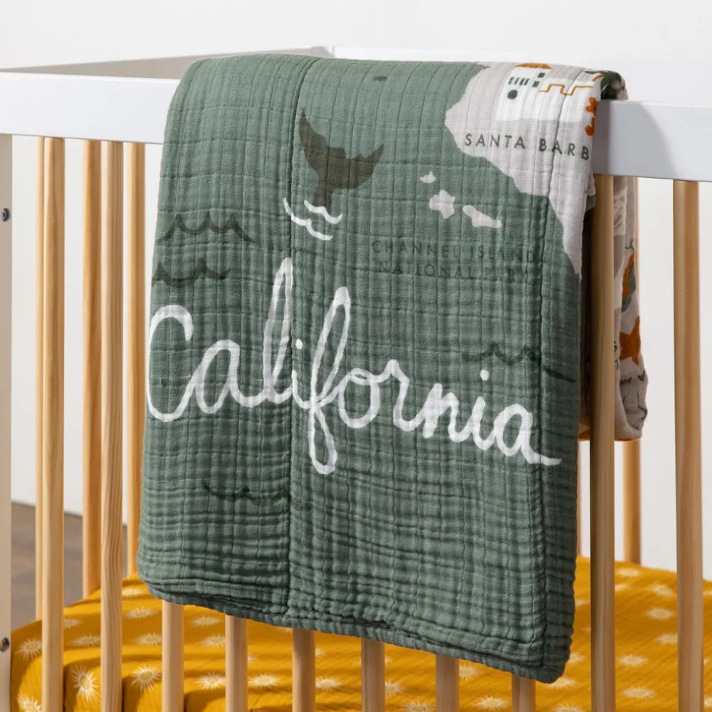 Quilt In 3-Layer GOTS Certified Organic Muslin Cotton