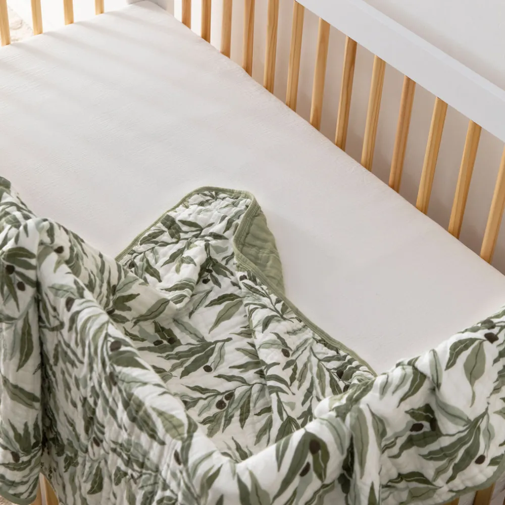 Quilt In 3-Layer GOTS Certified Organic Muslin Cotton
