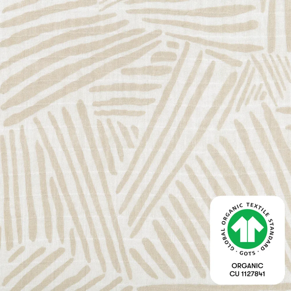 Quilt In 3-Layer GOTS Certified Organic Muslin Cotton