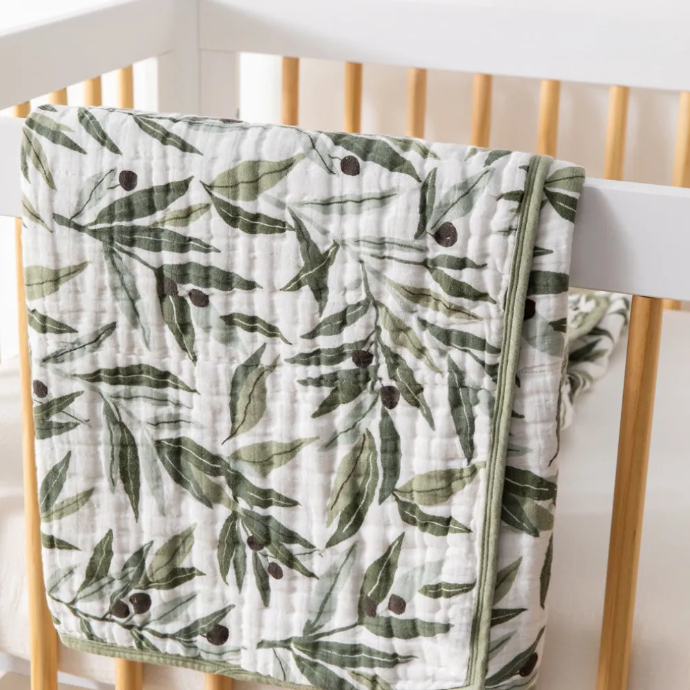Quilt In 3-Layer GOTS Certified Organic Muslin Cotton
