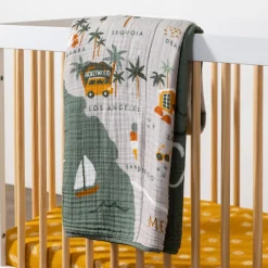 Quilt In 3-Layer GOTS Certified Organic Muslin Cotton